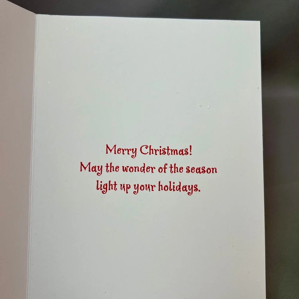 Brighten The Season Christmas Cards 7ct Tropical Beach Palm Tree 982-15 USED